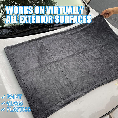 2 Pack Microfiber Towels for Cars, 24"X36" Extra Large Super Absorbent Car Drying Towel Detailing, No Streaks, Scratches and Water Spots